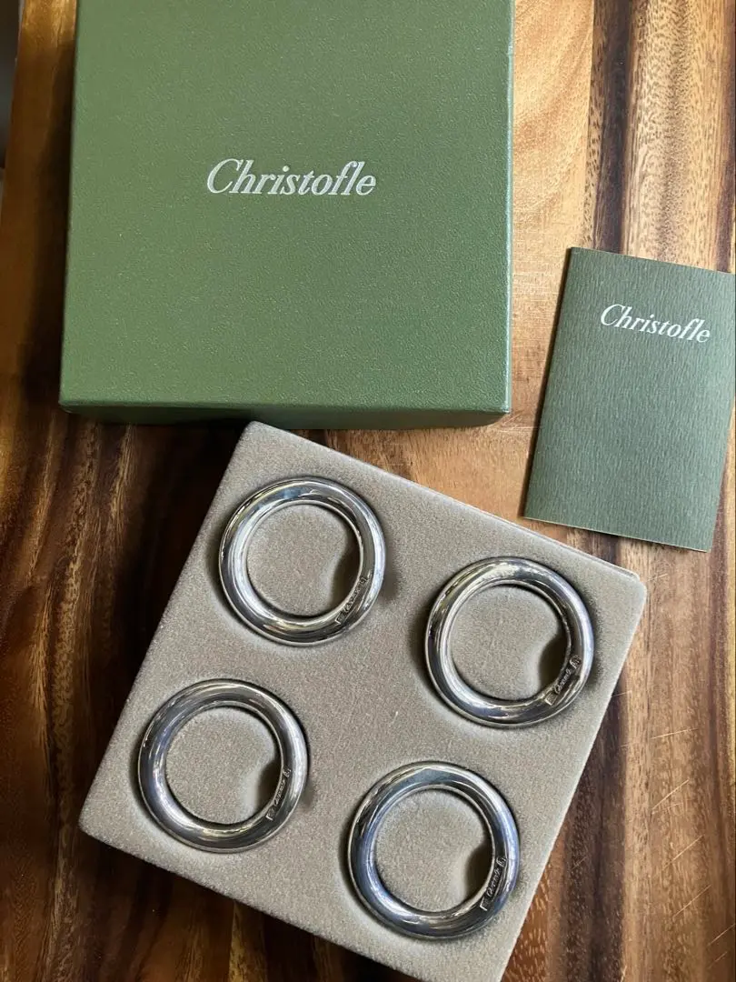 未使用◆CHRISTOFLE　クリストフル　ヴェルティゴ　箸置　４個セット 2025年最新】Christofle 箸置きの人気アイテム - メルカリ