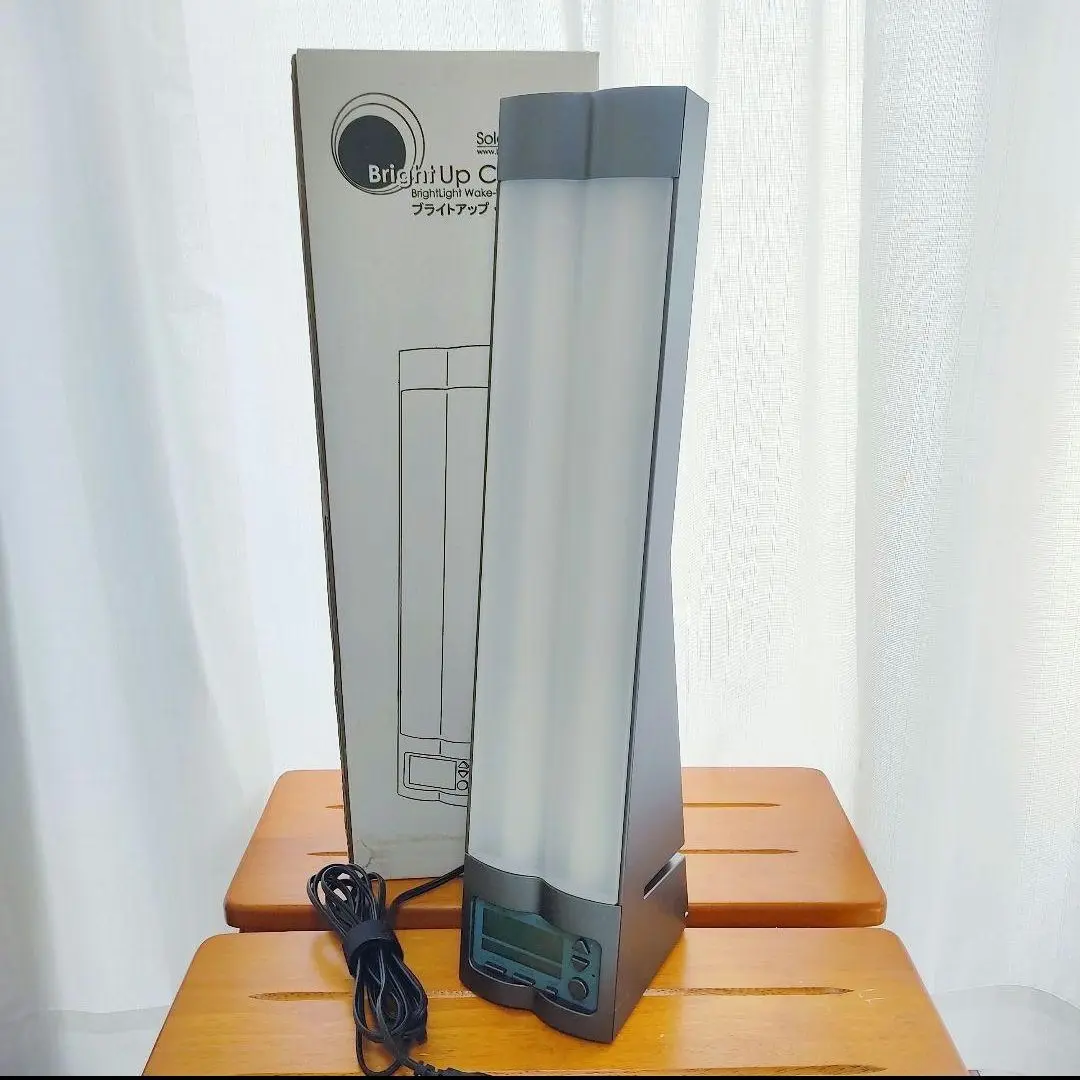 美品　エレス　ブライトアップクロック　光目覚まし時計　ソーラートーン Bright Up Clock II ブライトアップクロック II | エレス株式会社