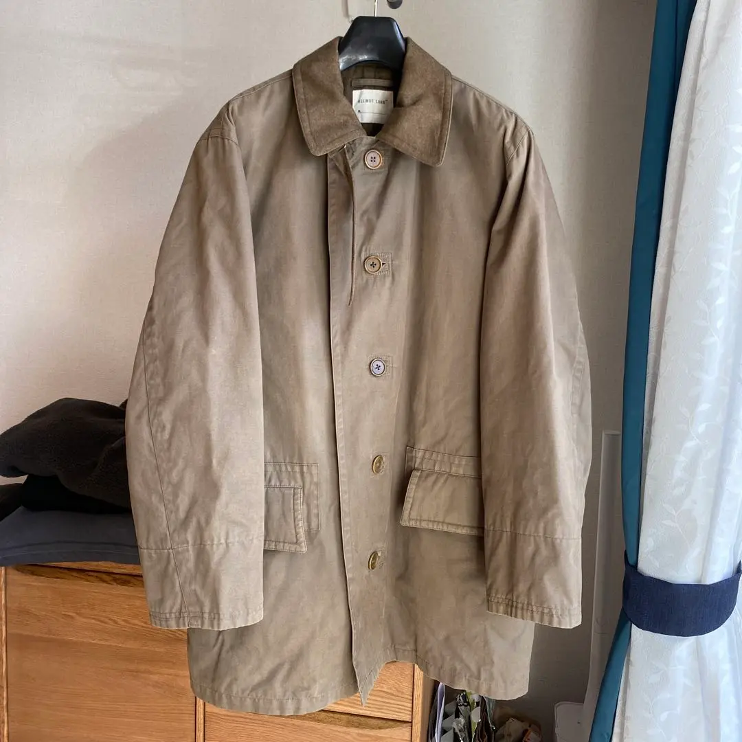 HELMUT LANG ウールシルクステンカラー  ジャケット セイ 1927 ウールシルク麻混のスタンドカラージャケット