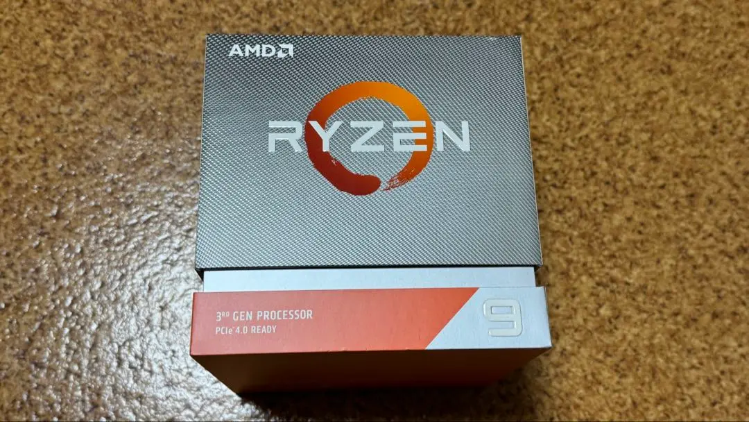 美品 AMD Ryzen 9 3900X 付属品クーラー未使用 日本国内正規品