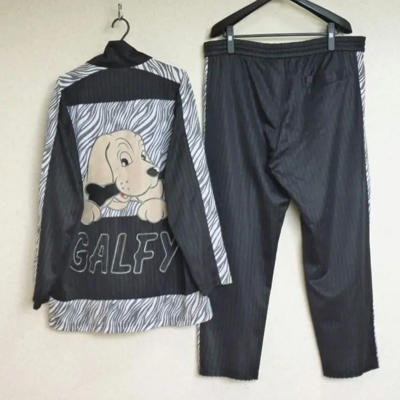 90'sガルフィー　GULFY BY CLUCH ベロアジャージ　モノグラム 90'sガルフィー GULFY BY CLUCH ベロアジャージ モノグラム
