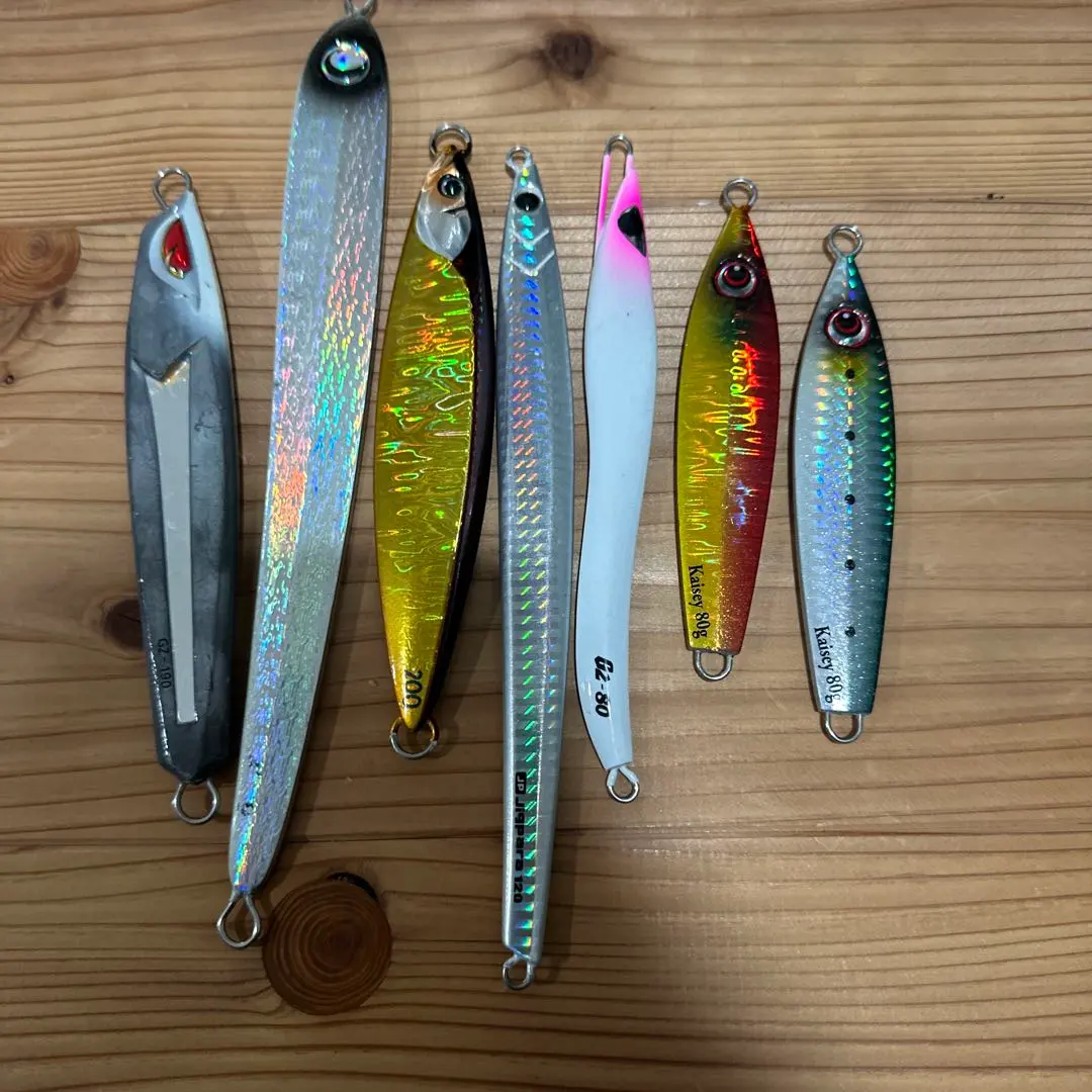 Thumbnail of Set of 8 metal jigs