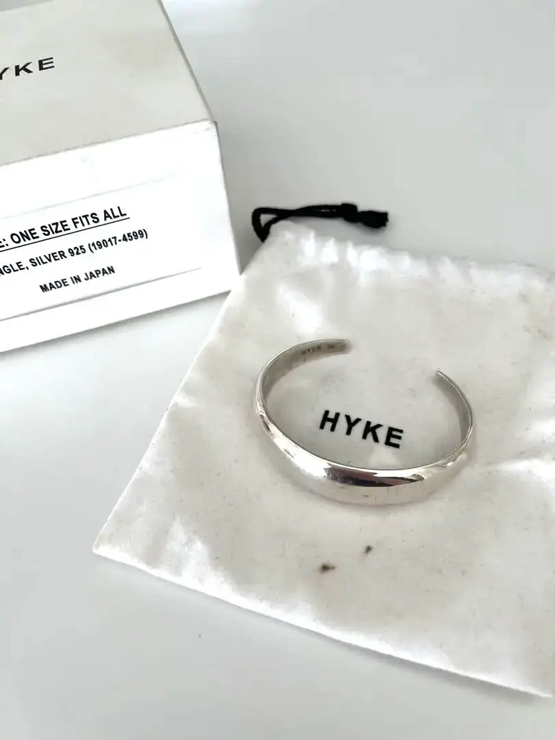 HYKE シルバーバングル Fサイズ　ハイク　アクセサリー 2025年最新】HYKE バングル・リストバンドの人気アイテム - メルカリ