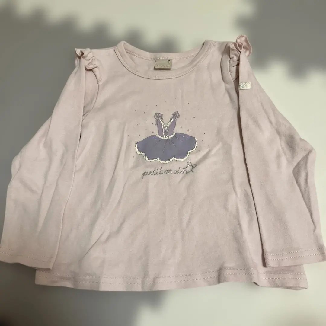 Thumbnail of Petit main cut and sew top, pink, size 90