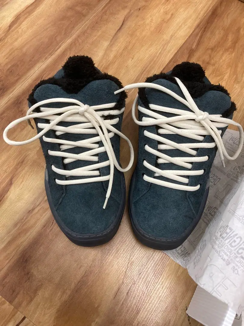 ERL SUEDE VAMPS SKATE SNEAKER ブラック サイズ26 ERL Suede Vamps Skate Sneaker | Parallel
