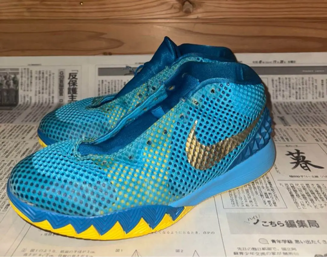 Nike Kyrie 激レアバスケットボールシューズ アクアブルー 2025年最新】海外限定 nike kyrieの人気アイテム - メルカリ