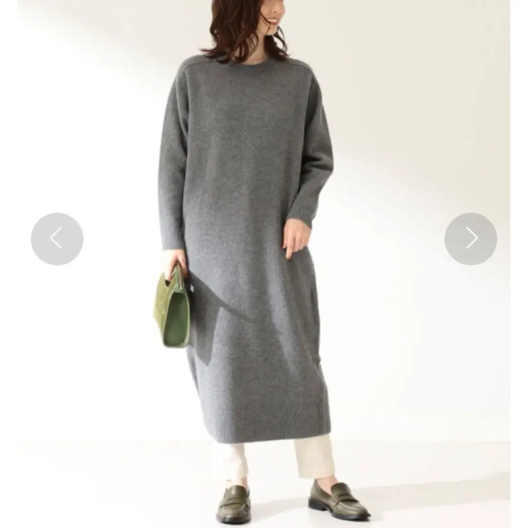 極美品✨BATONER ノースリーブ ロング ニット ワンピース モックネック 2025年最新】BATONER ニットワンピースの人気アイテム - メルカリ