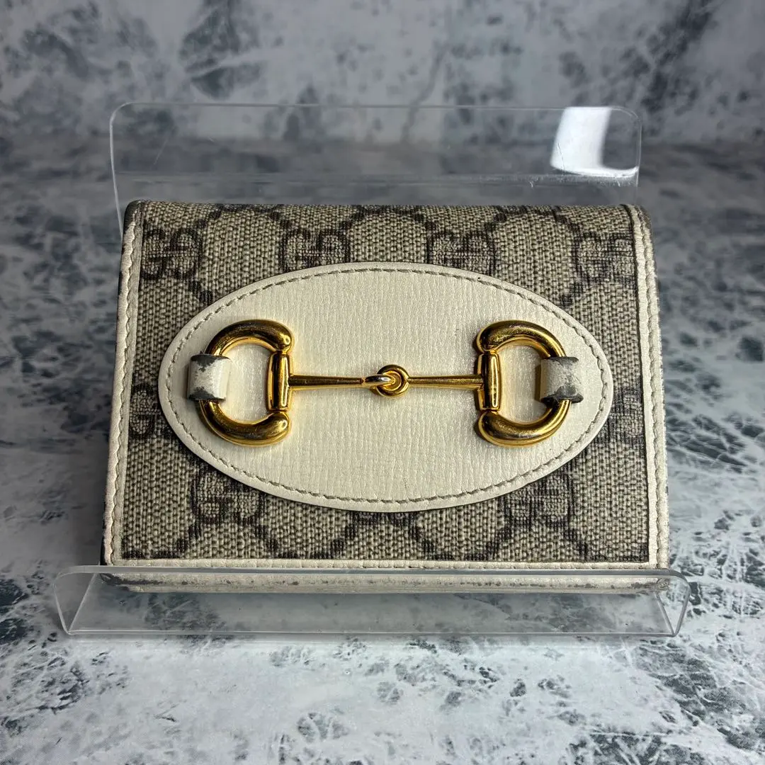 Thumbnail of ✨GUCCI✨ Gucci Compact Wallet Bi-fold Wallet Horsebit