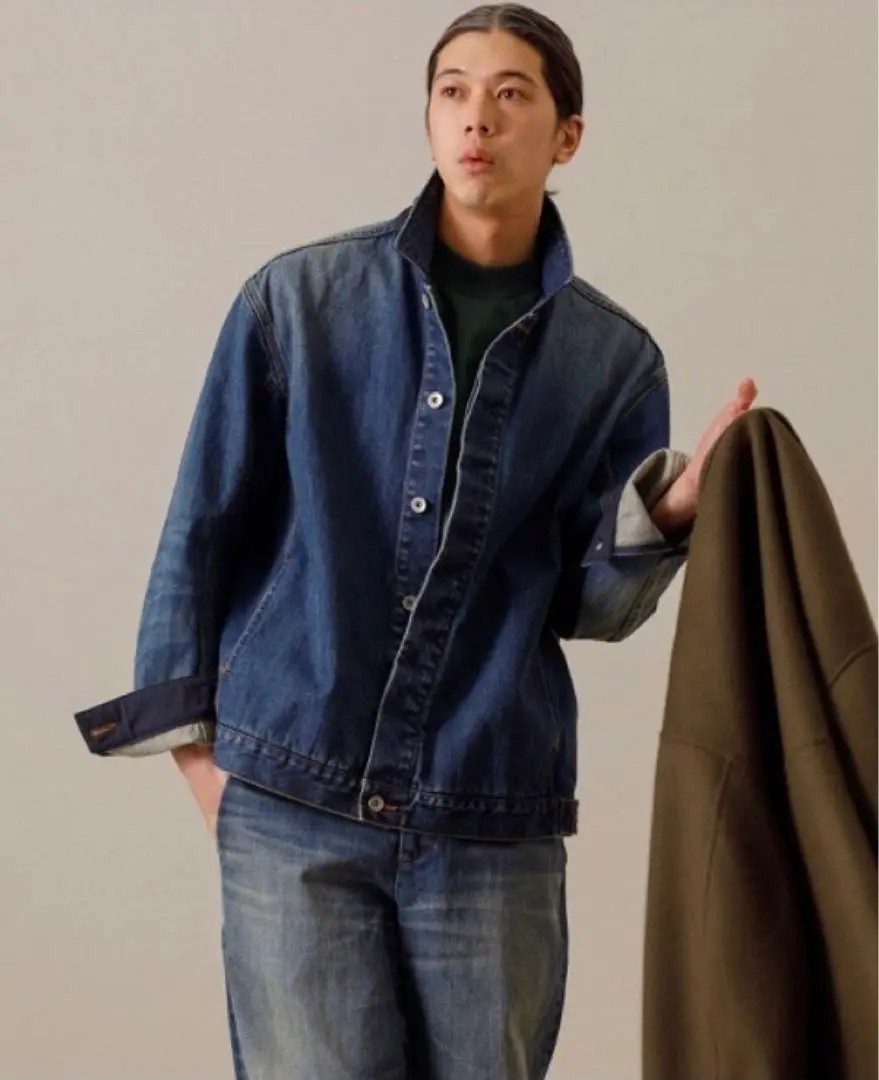 【美品】ADAM ET ROPE' 濃紺 デニムジャケット NIKKE デニムジャケット / abe / ADAM ET ROPÉ FEMME ｜J'aDoRe