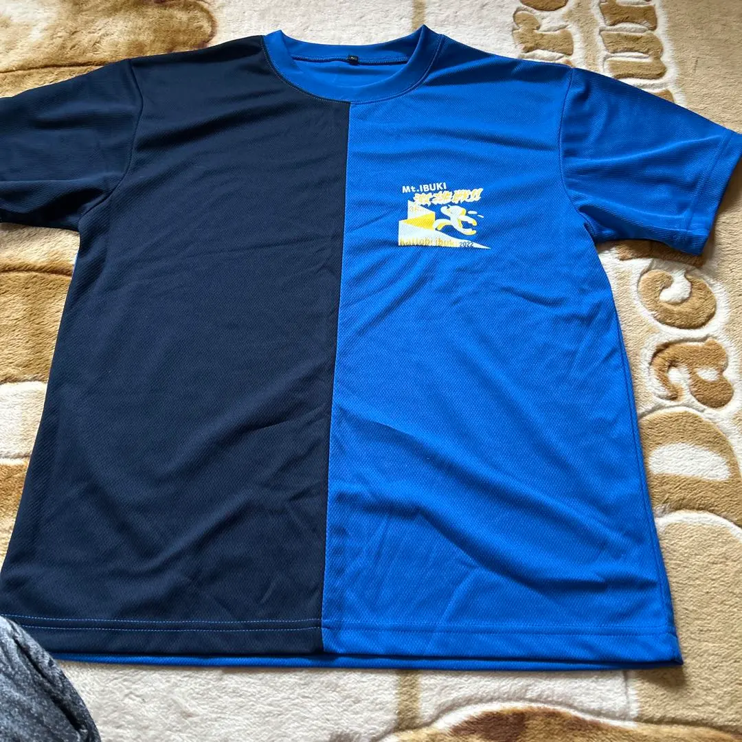 Thumbnail of Two-tone blue and black sports T-shirt