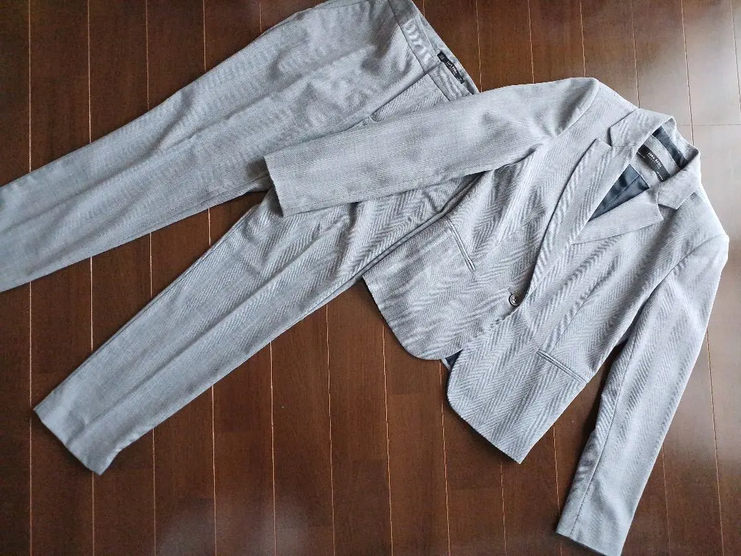 ZARA BASIC セットアップパンツ　フォーマル　グレー　36&34 大人 可愛い 服 ZARA 36&34 グレー フォーマル セットアップ