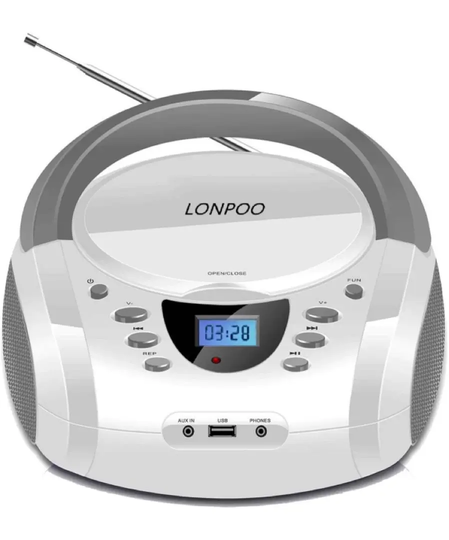 【開封済・未使用】LONPOO LP-818 CD ミニ コンポ CDステレオ 開封済・未使用】LONPOO LP-818 CD ミニ コンポ CDステレオ