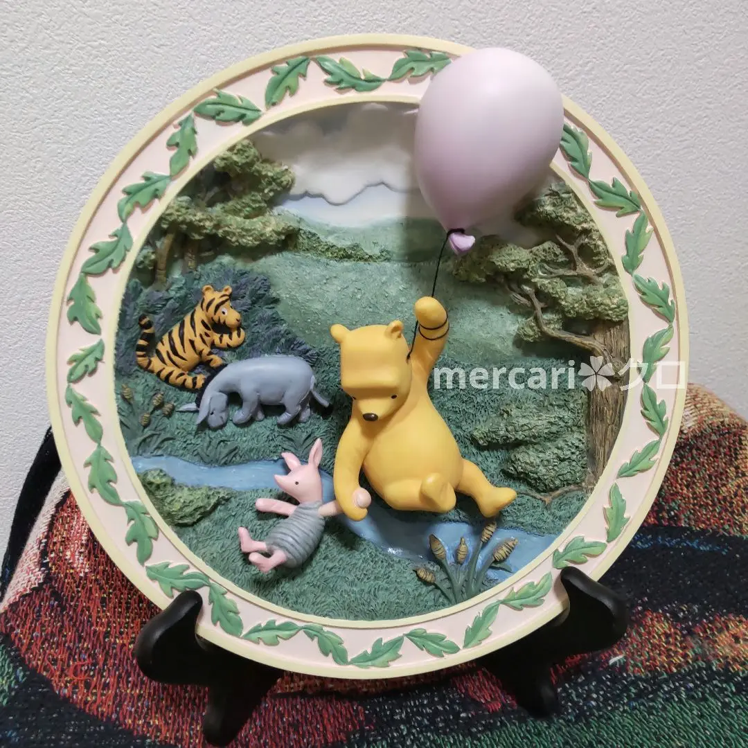 ディズニー　3D 絵皿 ディズニー 立体絵皿