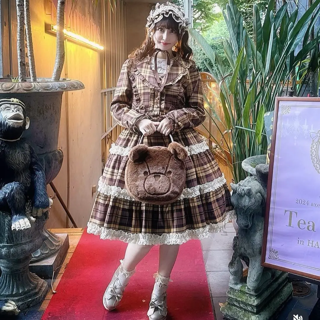 タータンチェックベレー帽 | kawaii | axes femme online shop