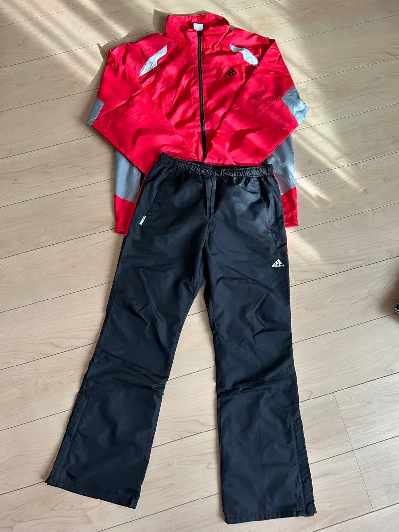 Thumbnail of Adidas windbreaker jacket (M) and pants (L) set