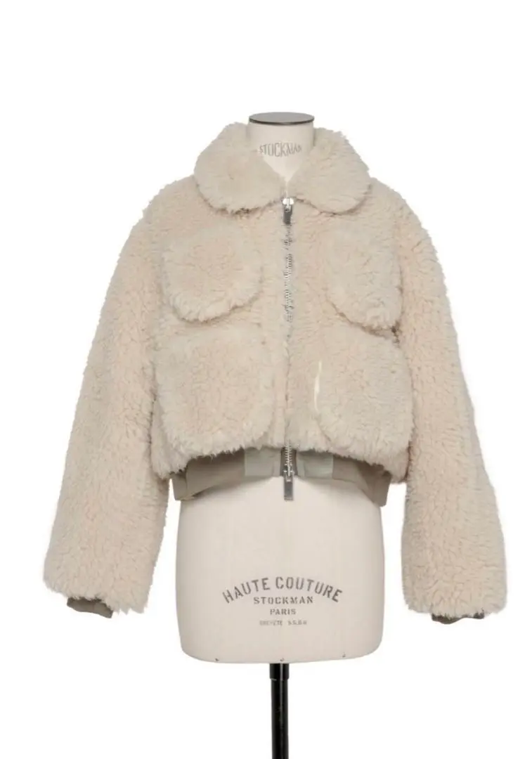 ジャケット・アウター sacai Faux Shearling x Padded Blouson sacai] Faux Shearling x Nylon Twill Blouson – MaW SAPPORO