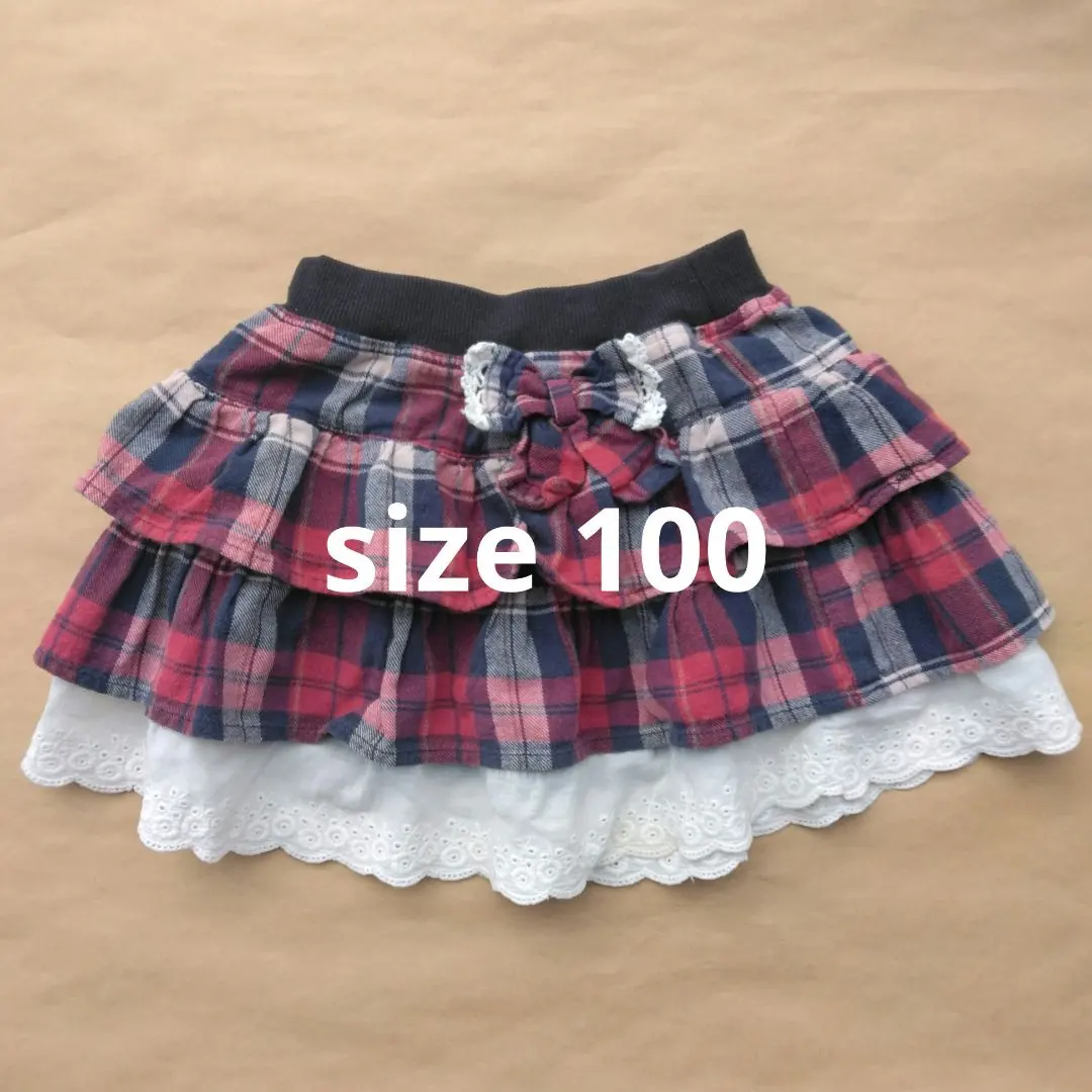 Thumbnail of Checkered Frill Skirt 100