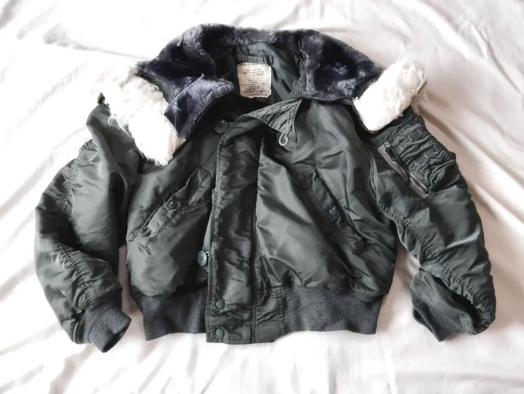 美品 美軍實物 N2B M 飛行夾克 Alpha 阿爾法 80年代 的縮圖