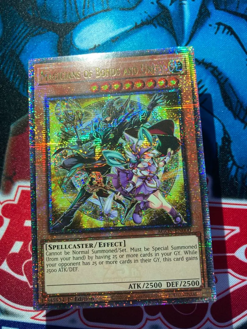 遊戯王　結束と絆の魔導師　25thシークレットレア　クォータリー　英語版　美品 2025年最新】結束と絆の魔導師 英語の人気アイテム - メルカリ