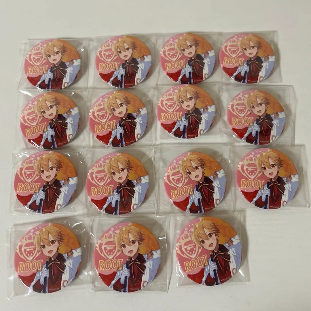 Thumbnail of StPri Root-kun 2023 Here we go Full-body Can Badges with Flags, 15 pieces