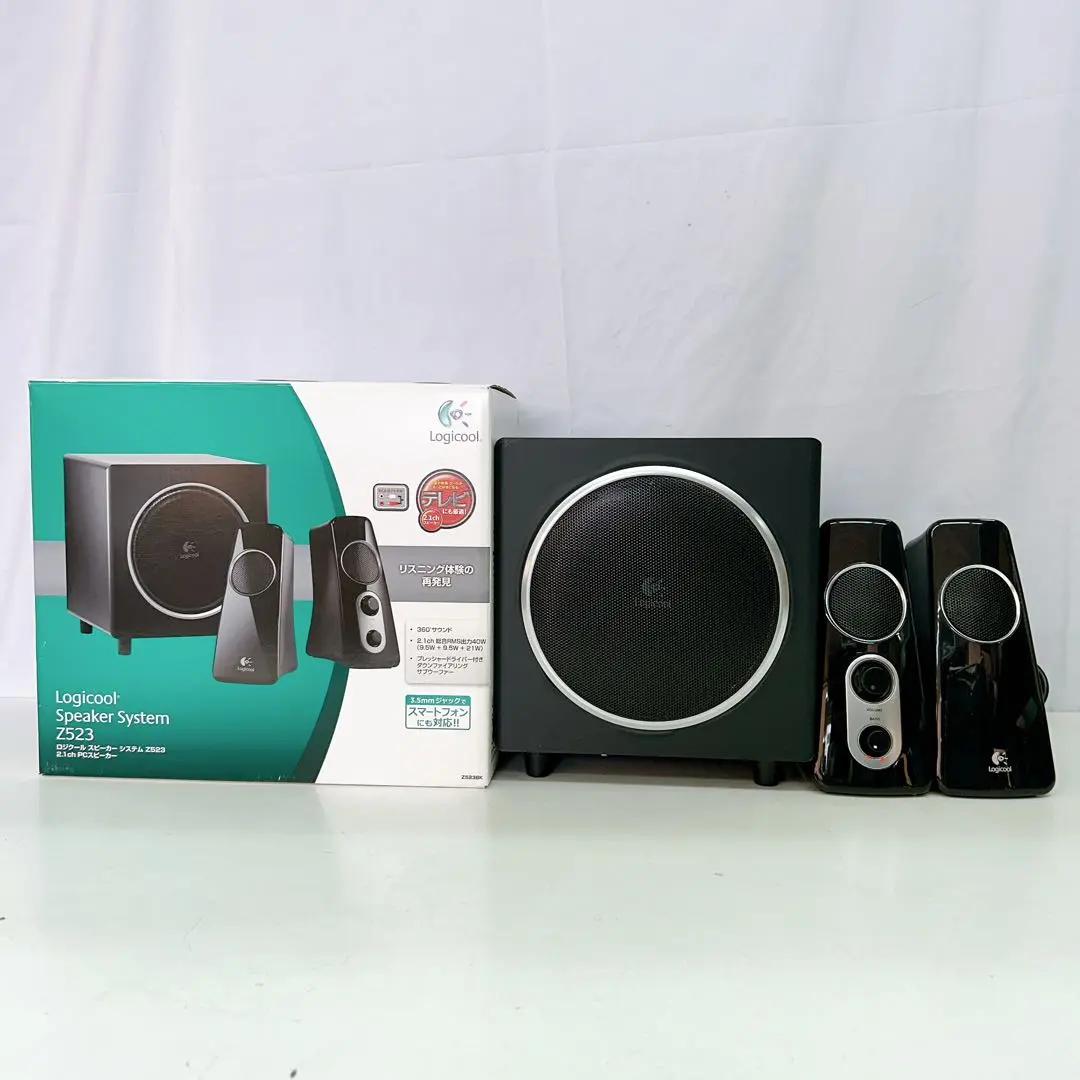 スピーカー・ウーファー Logicool Speaker System Z523 Logitech製2.1chスピーカーシステム「Z523」を聴いてみた。1万円