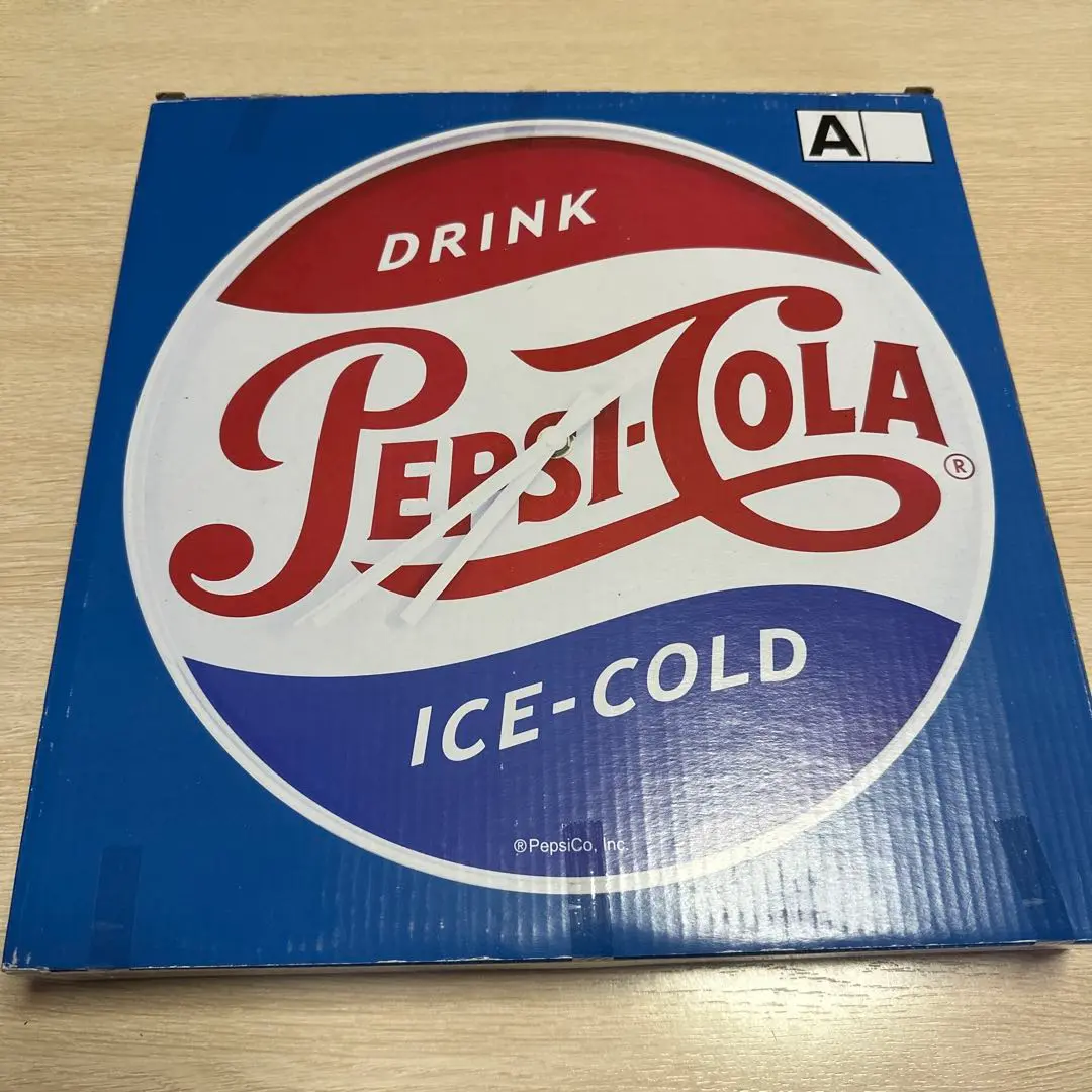 80’s　ペプシコーラ　大ウオールクロック　時計　看板　店舗用　ガレージ ビンテージ ペプシコーラ 大ウオールクロック 時計 看板 店舗用