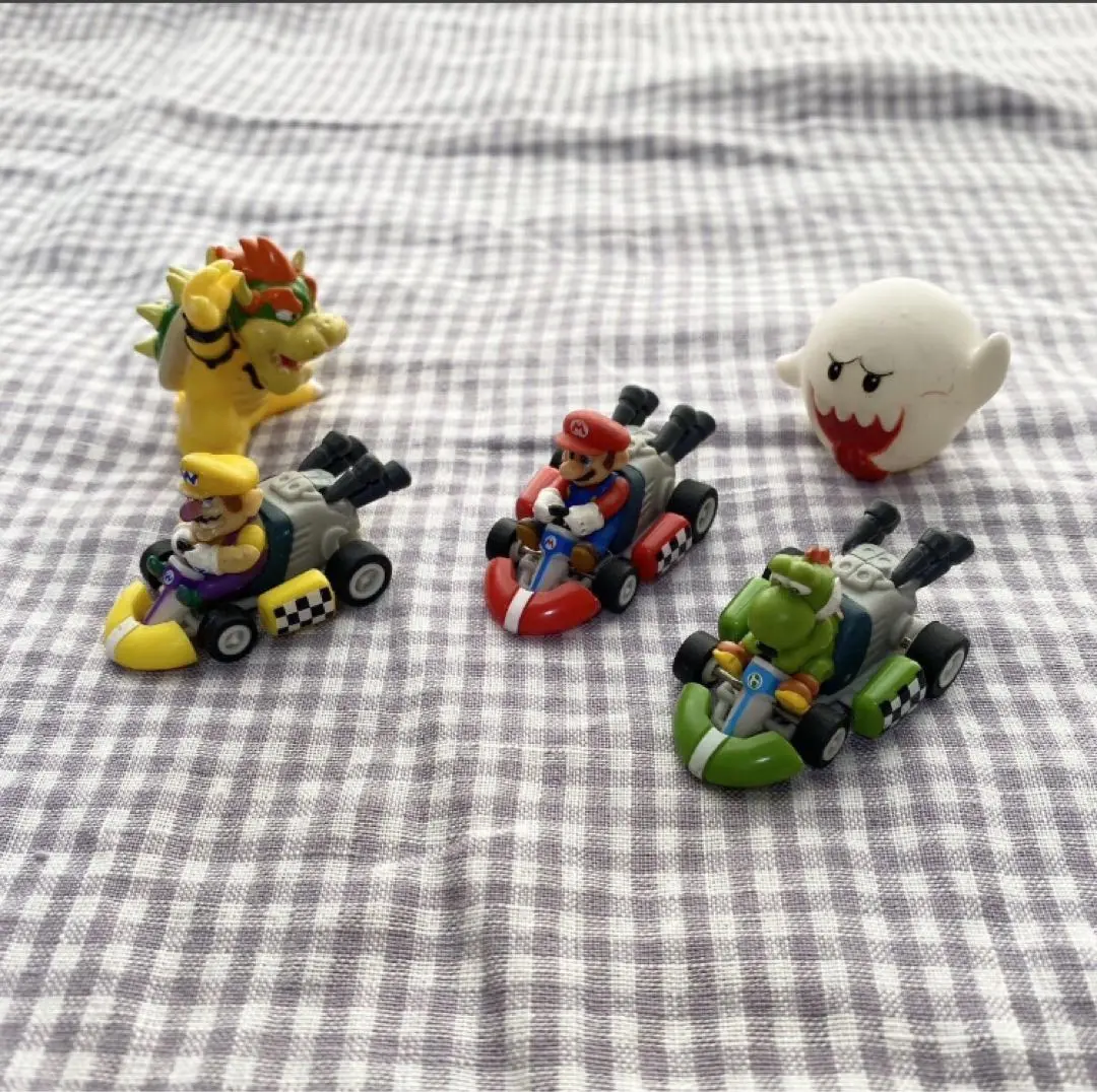 マリオカート フィギュア ９体 １９９２年 稀少 着色済 チョロＱ マリオカート フィギュア 9体 1992年 稀少 着色済 チョロQ