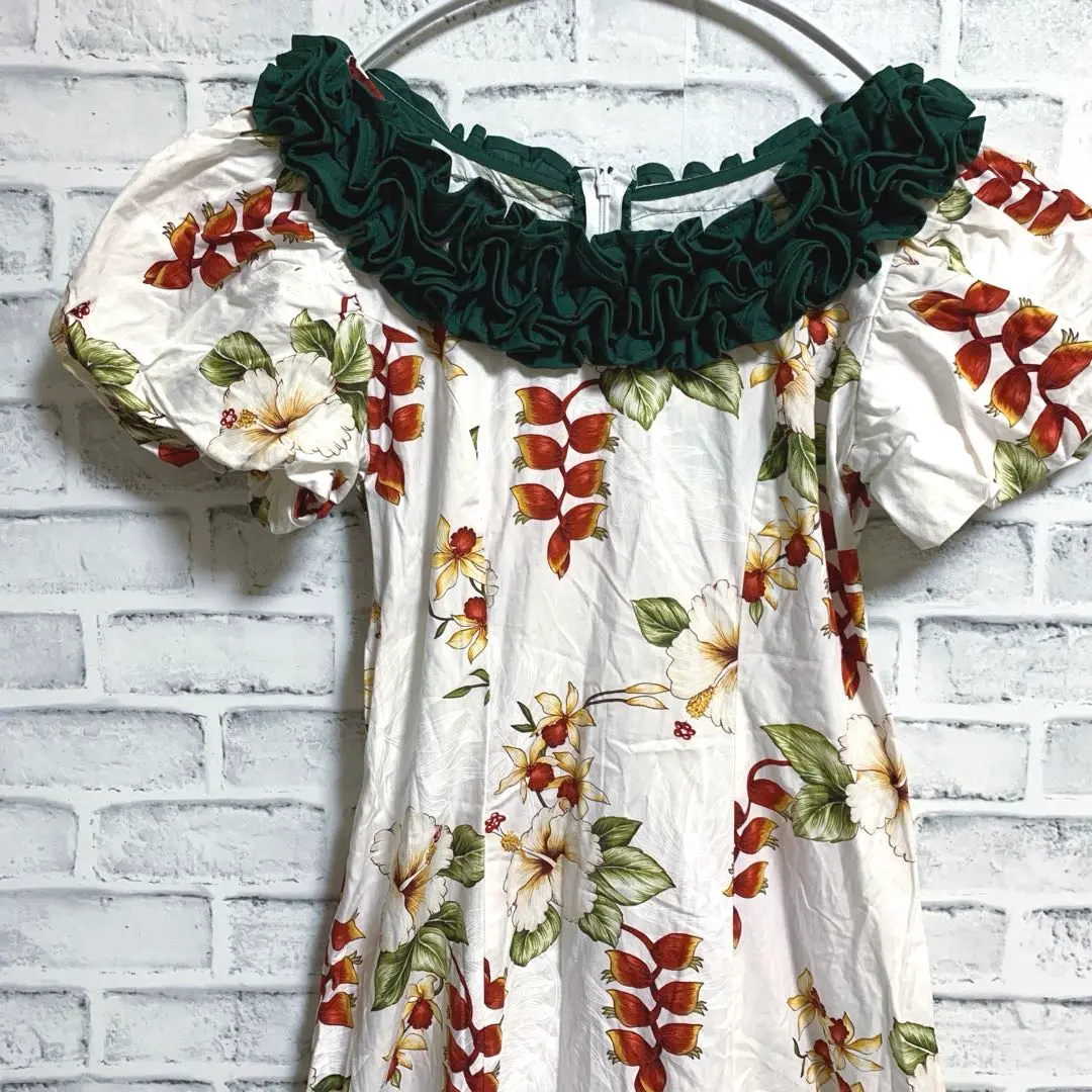 フラダンス衣装 ドレス ベロア ベルベット パフスリーブ CCFASHIONS フラダンス衣装 ドレス ベロア ベルベット パフスリーブ