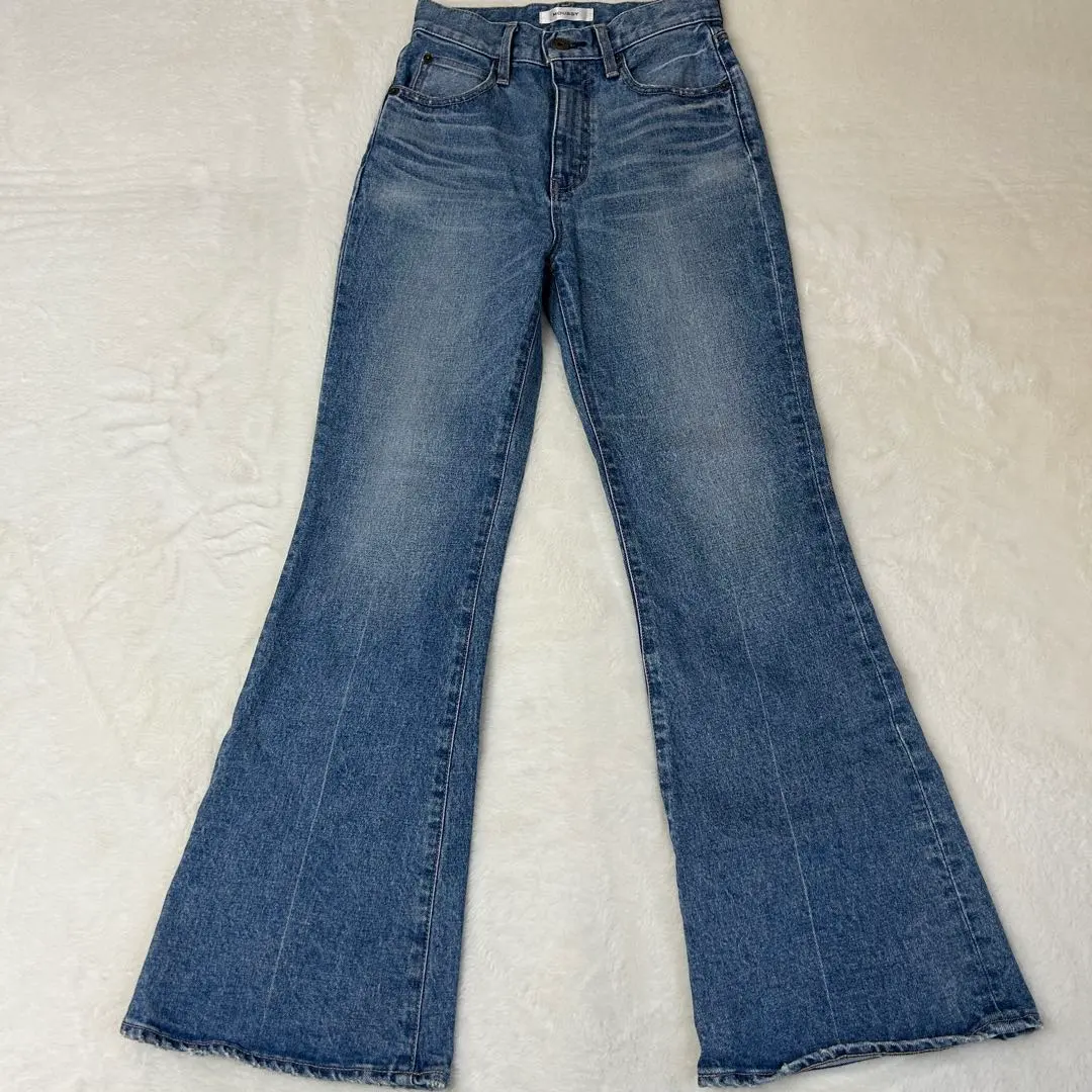 Thumbnail of MOUSSY Boot Cut Denim Flare Jeans, 25 inch