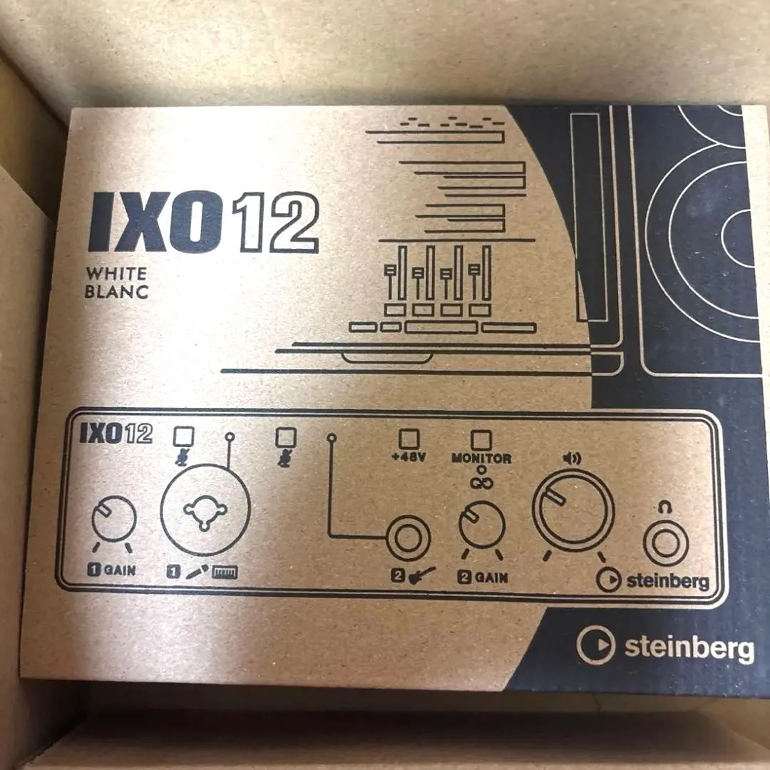 IXO12 W ホワイト　付属品完備　美品！即購入OK！送料無料！ steinberg IXO12 ホワイト オーディオインターフェース
