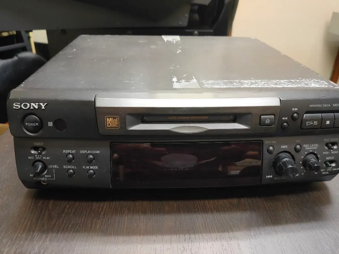 SONY MDS-S38 MDデッキ　MDプレイヤー/レコーダー　日本製　完動品 Amazon.co.jp: SONY ソニー MDS-S38 ブラック MDデッキ MDLP非