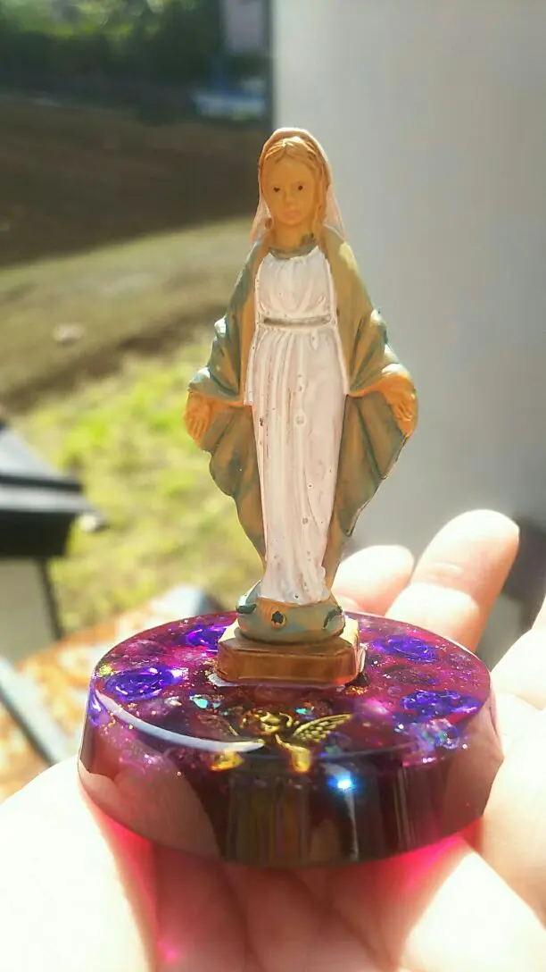 美品 ラリック マリア像 大型 フィギュリン 置物 クリスタル 美品 ラリック マリア像 大型 フィギュリン 置物 クリスタル