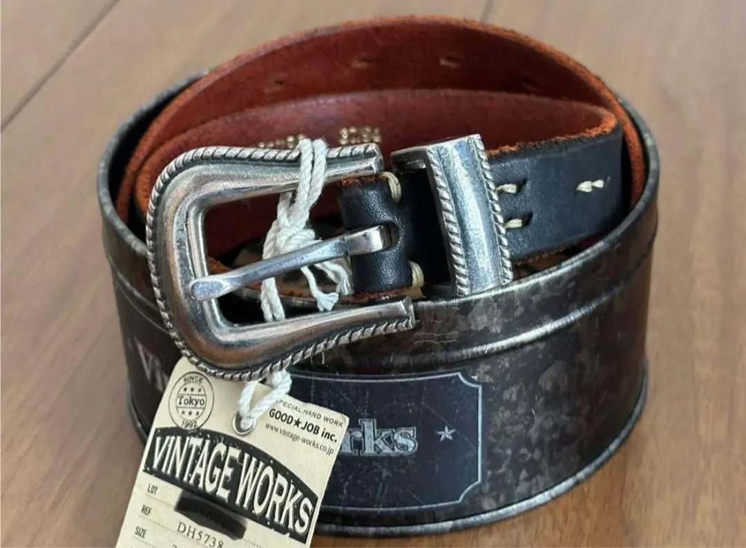 【ありがとう希少】【vintage works】ウエスタン　ベルト Vintage works(ヴィンテージワークス) ウエスタンベルト CHASIN