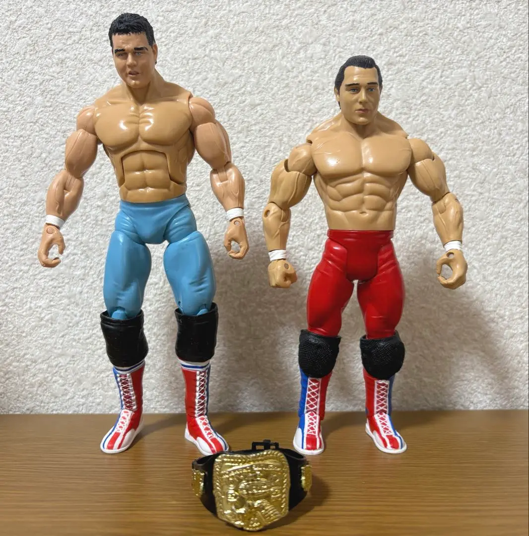 【激レア】 wwe ブリティッシュブルドッグス フィギュア WWE WWF ザ・ブリティッシュ・ブルドッグス プロレス フィギュア