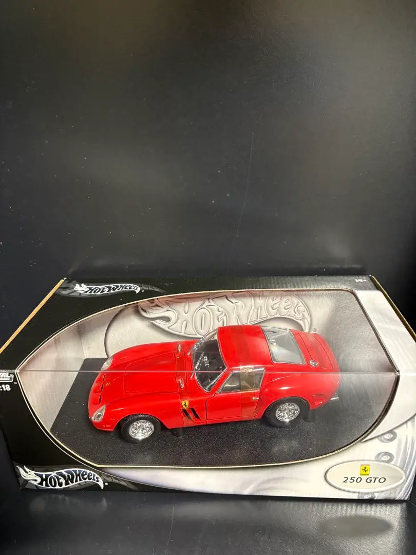 美品 HotWheels ホットウィール マテル フェラーリ 250GTO Amazon | HotWheels 1:18 フェラーリ 250GTO 赤MATTEL