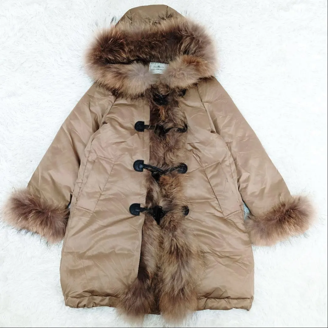 Thumbnail of GRACE CONTINENTAL Duffle Down Coat with Hood, Fur Detachable