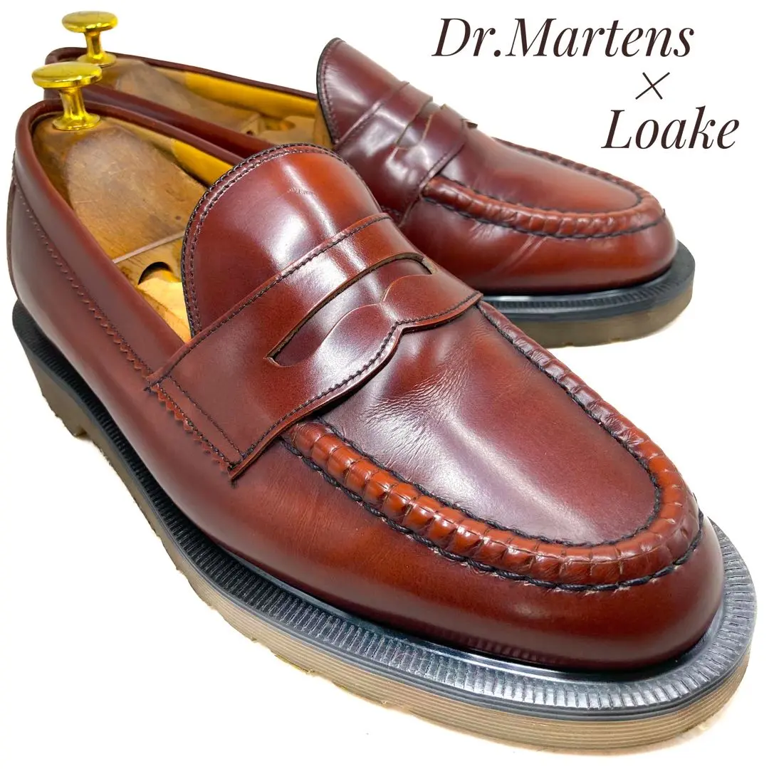 メーカー直売 - 人気ランキング Dr.Martens x Loake タッセル ビットローファー 英国製 UK9 靴