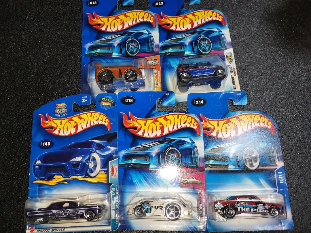 Thumbnail of Hot Wheels diecast car set of 5 d ...mr