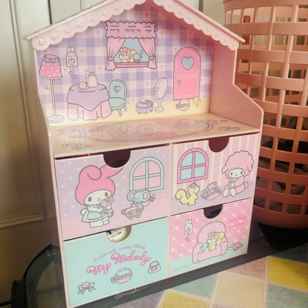 Thumbnail of My Melody House-Shaped Chest / Small Item Organizer