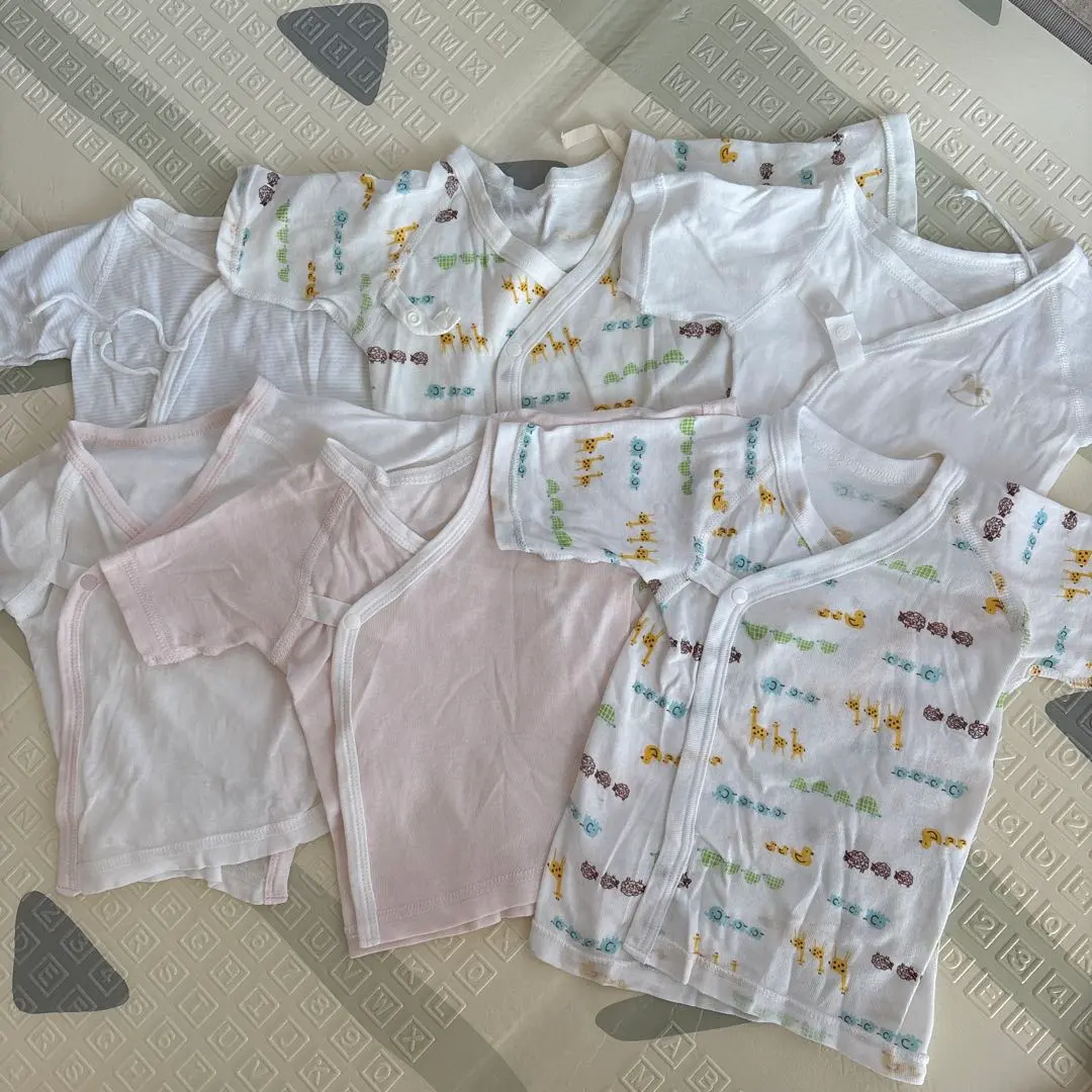 Thumbnail of Baby short undershirts 50-60cm, set of 6