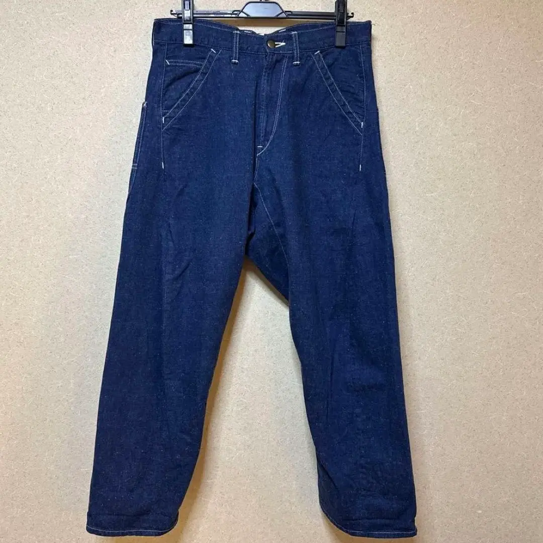 CAL O LINE バレルペインターパンツ ヘリンボーンワイド ペンキ