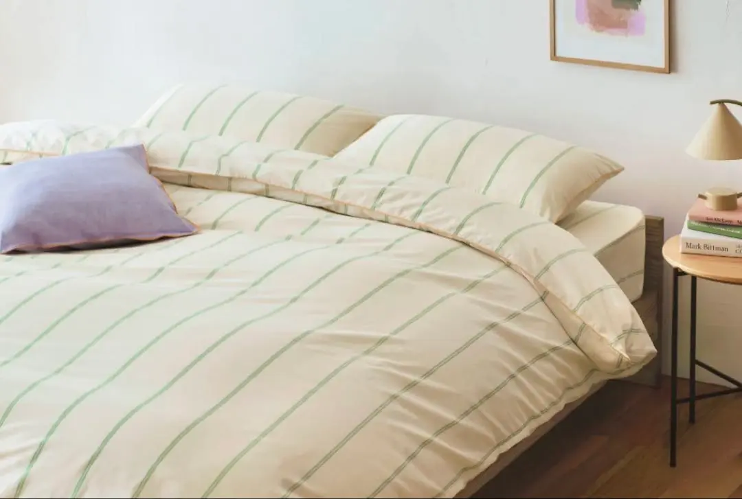 unico　HALEA(ハレア) 掛け布団カバーと枕カバー　ブルー pillowcase-03006 white×blue ダブルストライプ 枕カバー 2枚