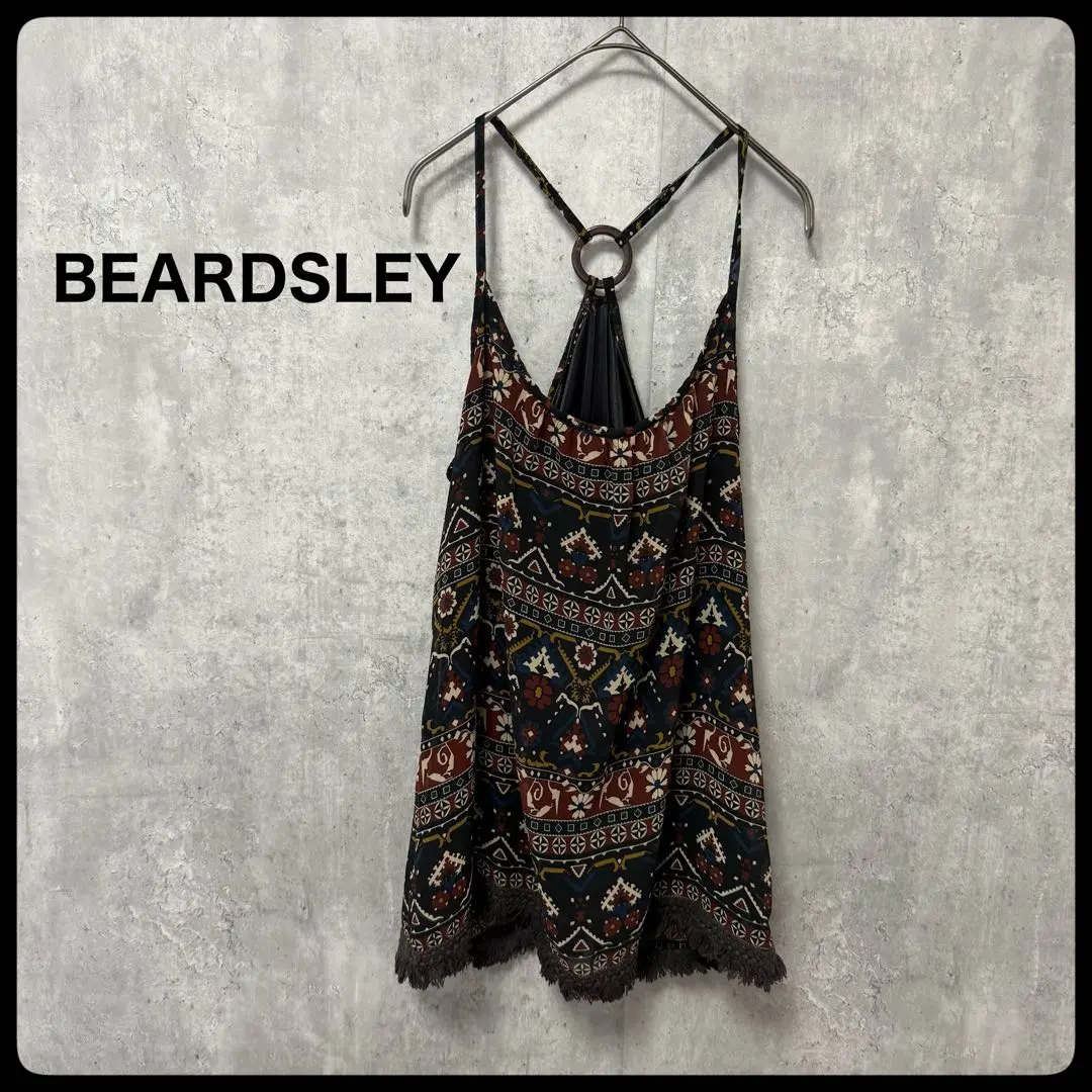 BEARDSLEY ビアズリー トップス キャミソール ブラック F 美品 2025年最新】BEARDSLEY レディース キャミソールの人気アイテム