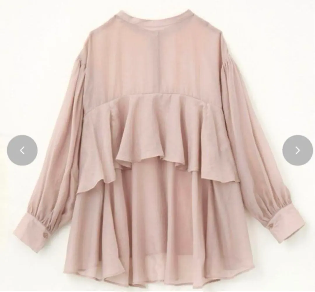 Thumbnail of Frilled Back Design Blouse - Shimamura - Sold Out - LL