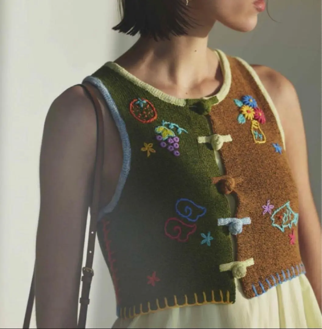 【美品】ロンハーマン-Ron Herman-ノースリーブクロッシェニット Ron Herman - 【美品】ロンハーマン-Ron Herman-ノースリーブ