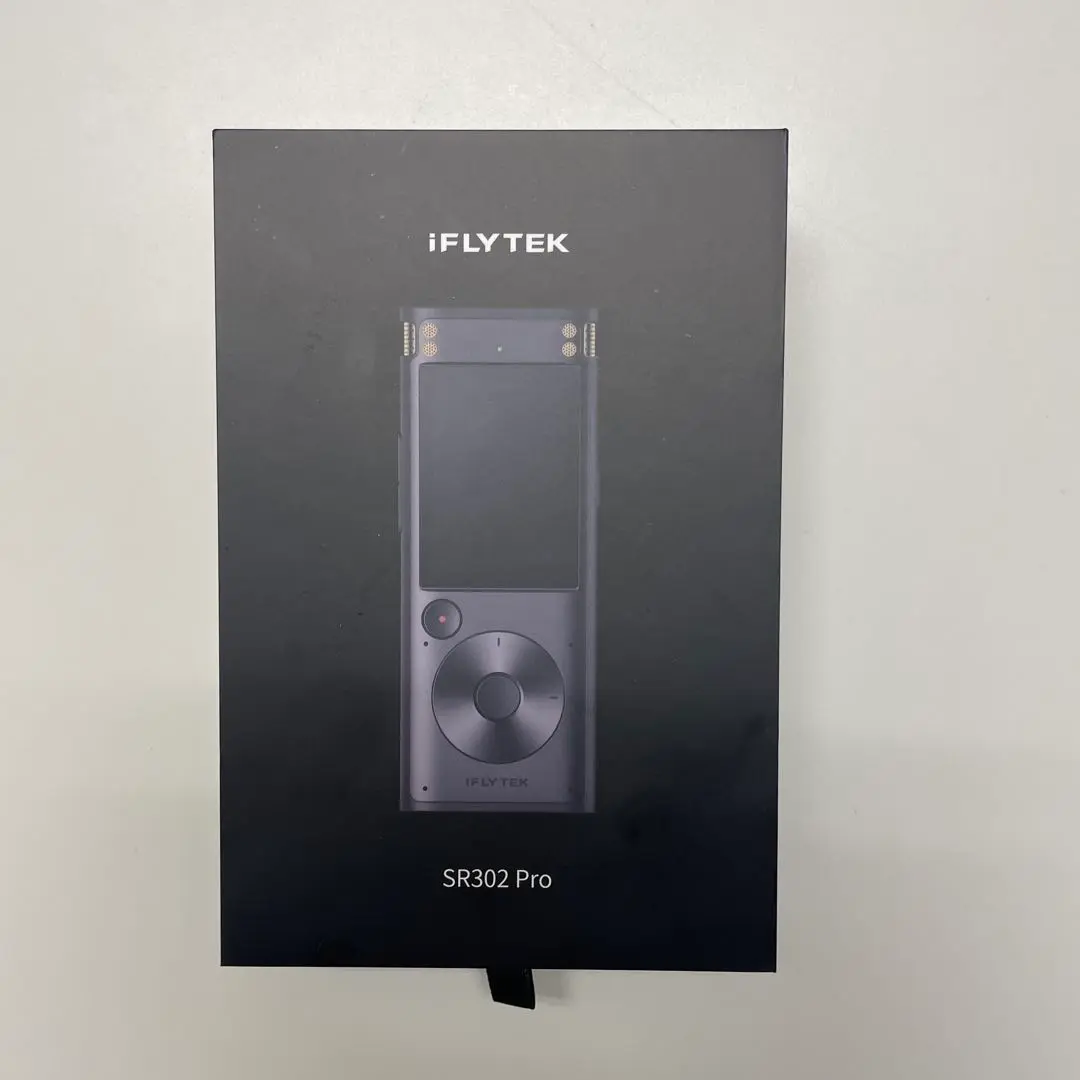iFLYTEK SR302 Pro ポータブルプレーヤー iFLYTEK VOITER SR302 Pro AIライティングレコーダー 黒/文字