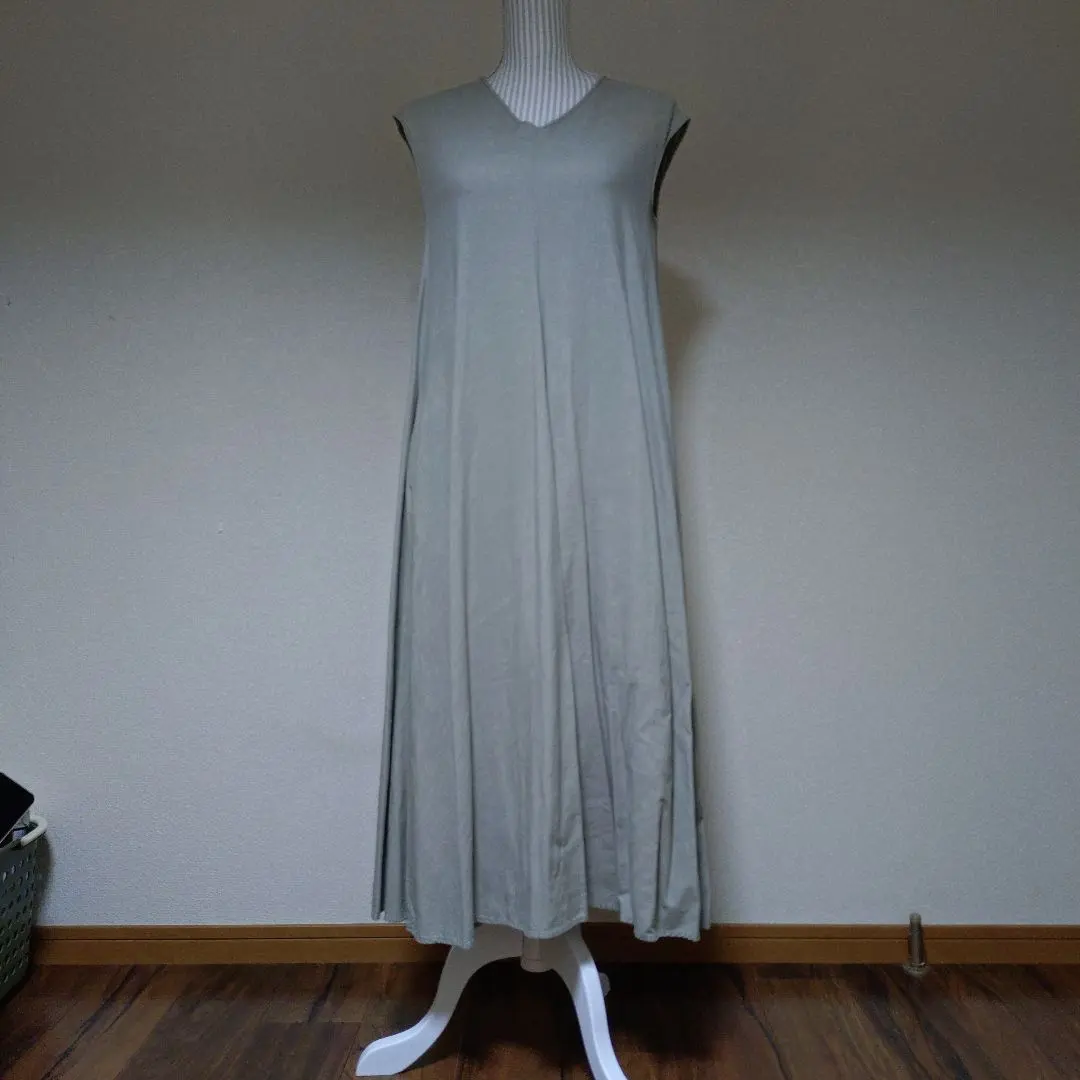Thumbnail of American Holic Linen Long Dress, Gray