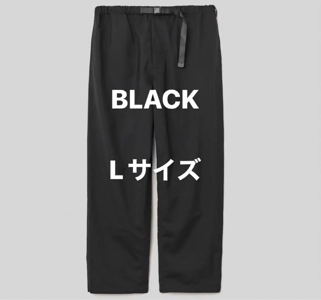 完売品 エンノイ ウールブレンドリップストップイージーパンツ 黒 L 新古品 2025年最新】ウールブレンドリップストップイージーパンツの人気