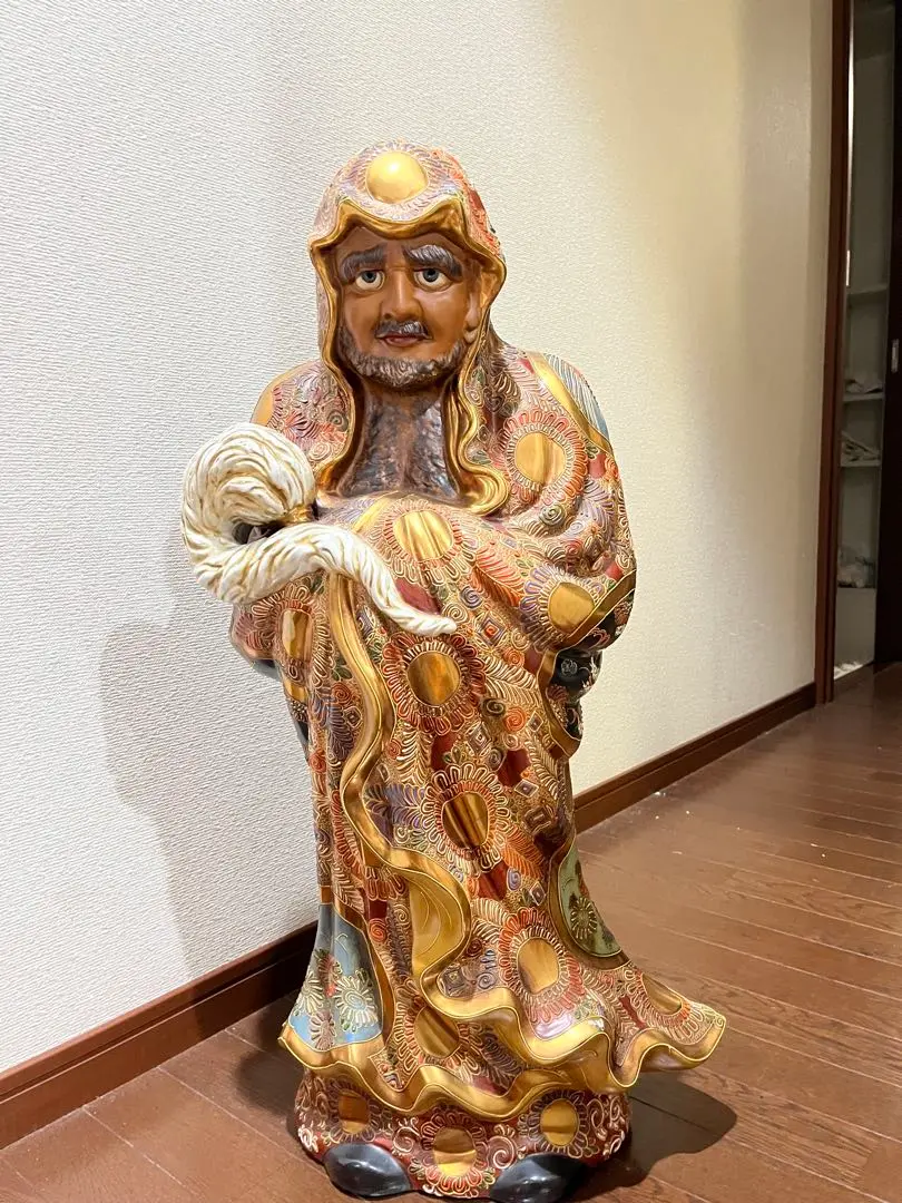 達磨大師像 達磨 置物 陶磁器 骨董 2体セット