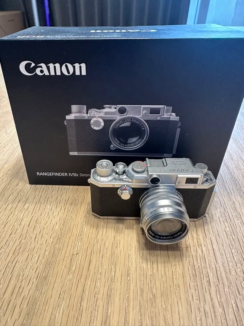 Canon ⅣSb改 Canon 50㎜ f1.9 沈胴式　両方とも極美品 Canon IVSb改 ボディ 外付け露出計付 キヤノン レンジ